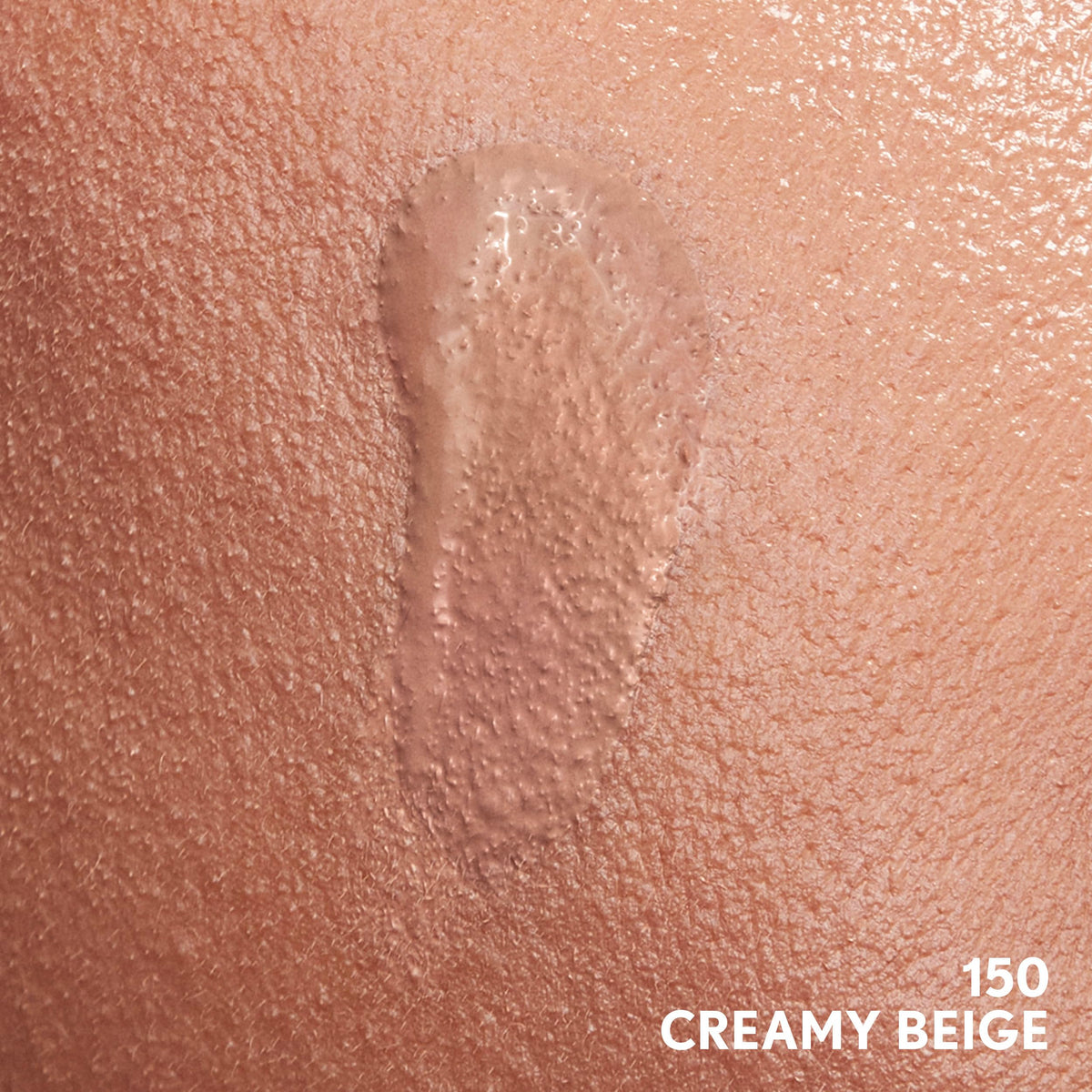 COVERGIRL Clean Invisible Foundation Creamy Beige texture on skin