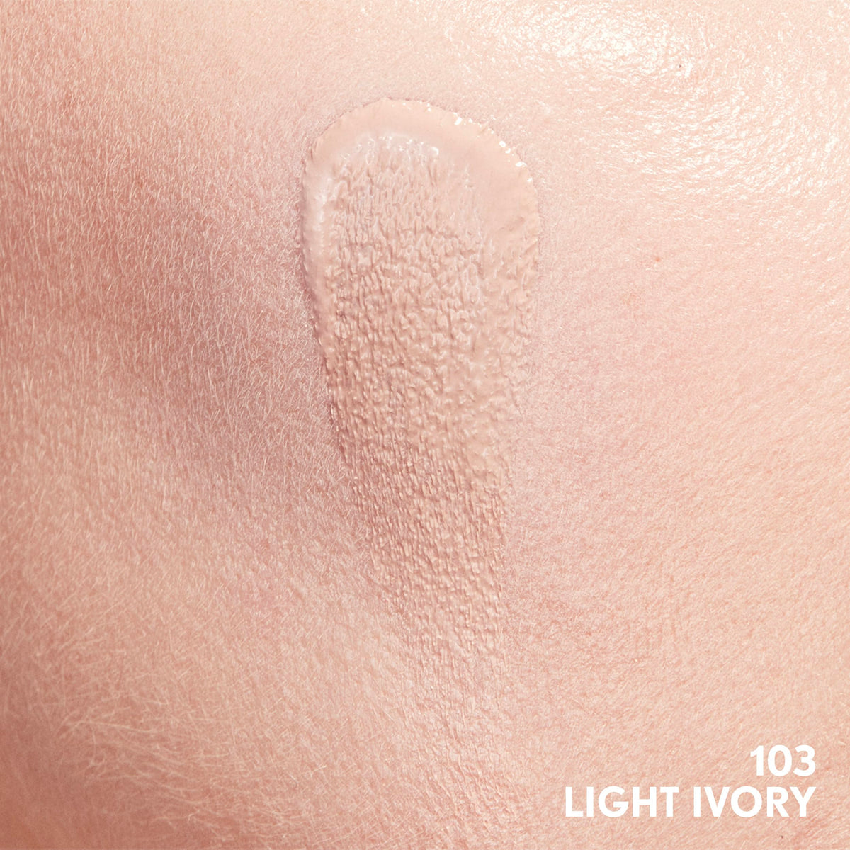 COVERGIRL Clean Invisible Foundation Light Ivory texture on skin