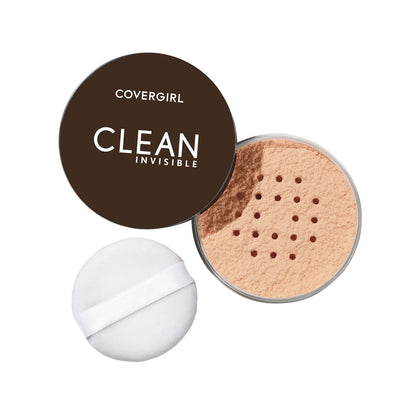 COVERGIRL Clean Invisible Loose Powder Translucent Light front view