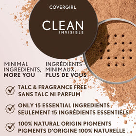 COVERGIRL Clean Invisible Loose Powder with vegan applicator