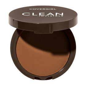 COVERGIRL Clean Invisible Pressed Powder Golden Caramel 180 front view