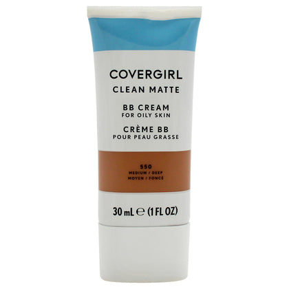 COVERGIRL Clean Matte BB Cream front view with packaging