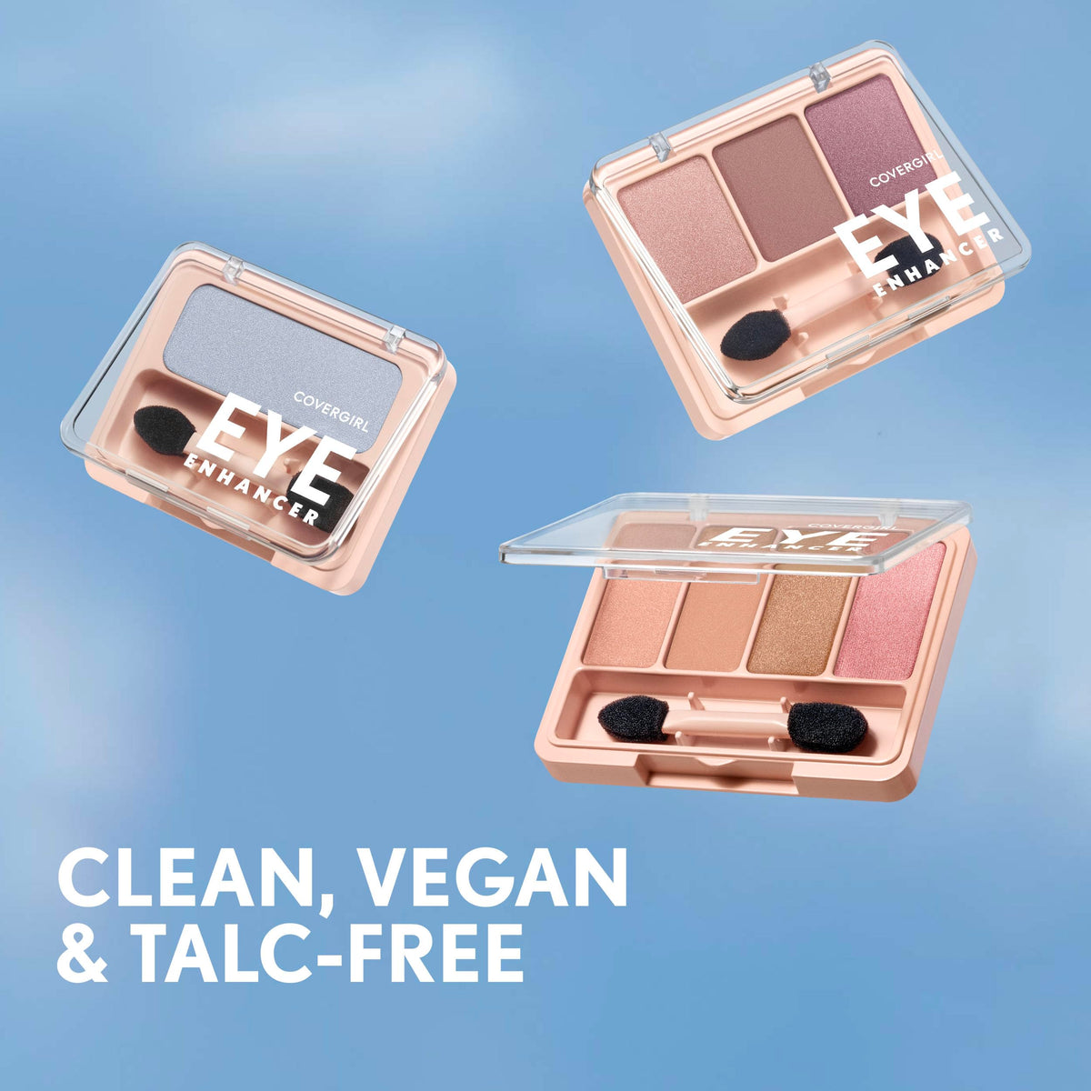 COVERGIRL Eye support 4-Kit Eyeshadow in use on model