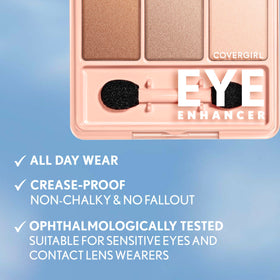 COVERGIRL Eye support Eyeshadow Quad Bellini Spritz matte finish