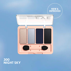 COVERGIRL Eye support Eyeshadow Quad Night Sky shades close-up