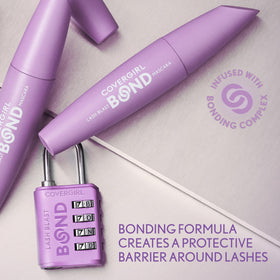 COVERGIRL Lash Blast Bond Volume Mascara 815 Brown application on lashes