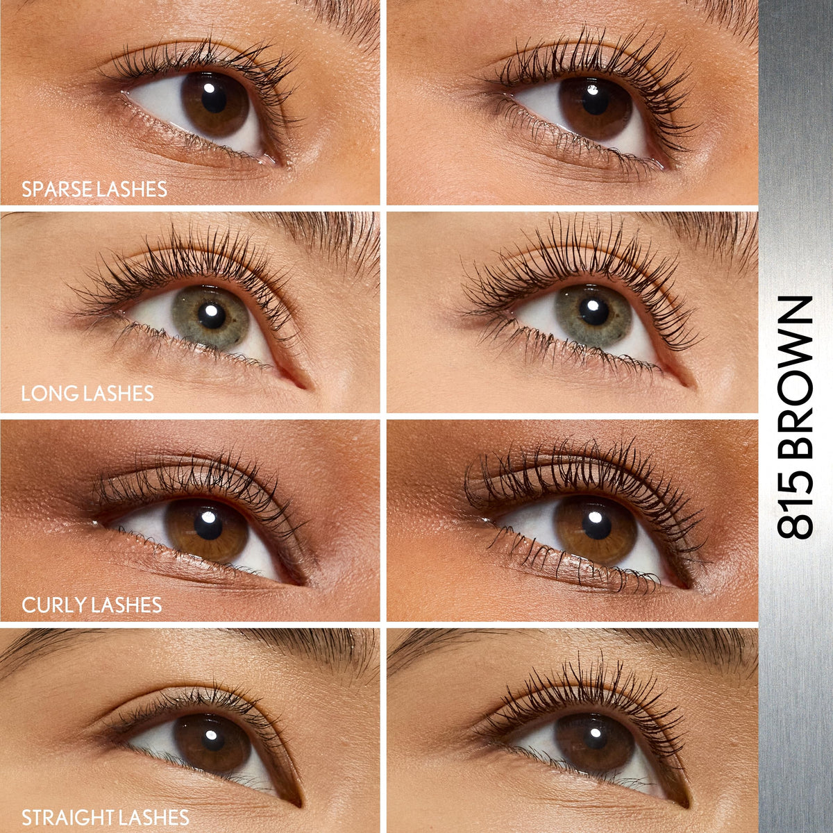 COVERGIRL Lash Blast Bond Volume Mascara 815 Brown with brush close-up