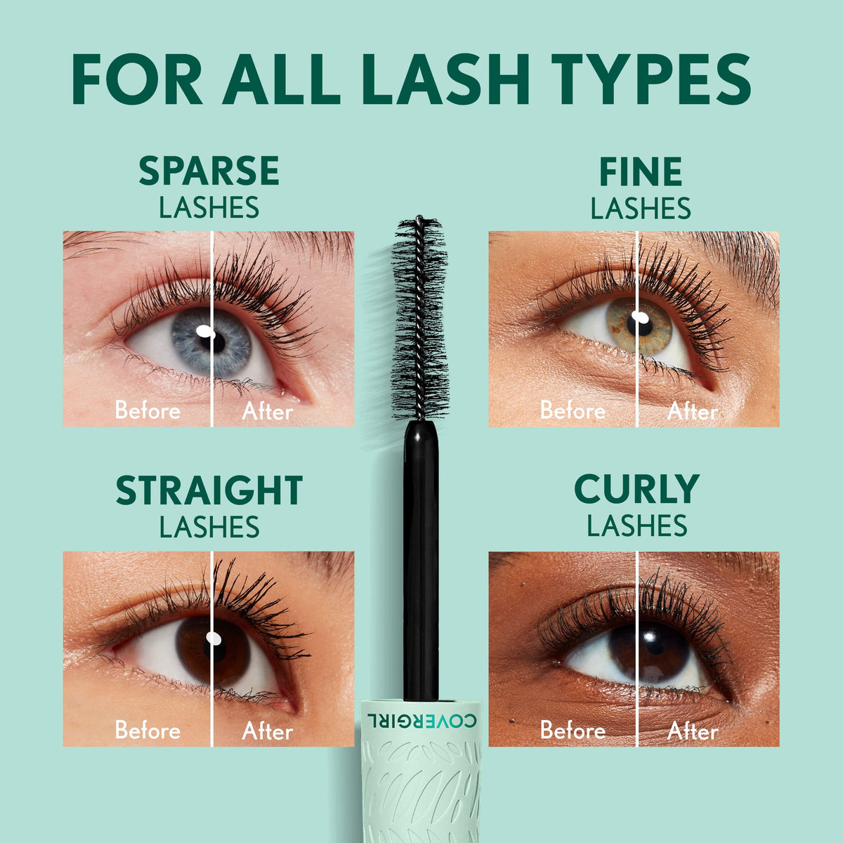 COVERGIRL Lash Blast Cleantopia Mascara texture on hand