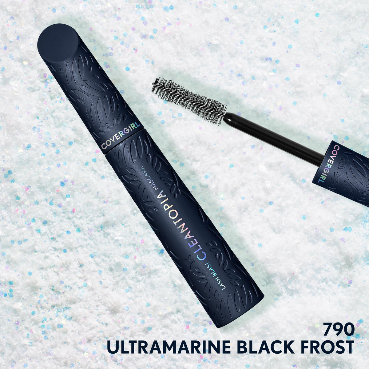 COVERGIRL Lash Blast Cleantopia Volume Mascara on a vanity