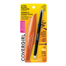 COVERGIRL Lash Blast Volume Mascara and Perfect Point Plus Eyeliner Twin Pack front view