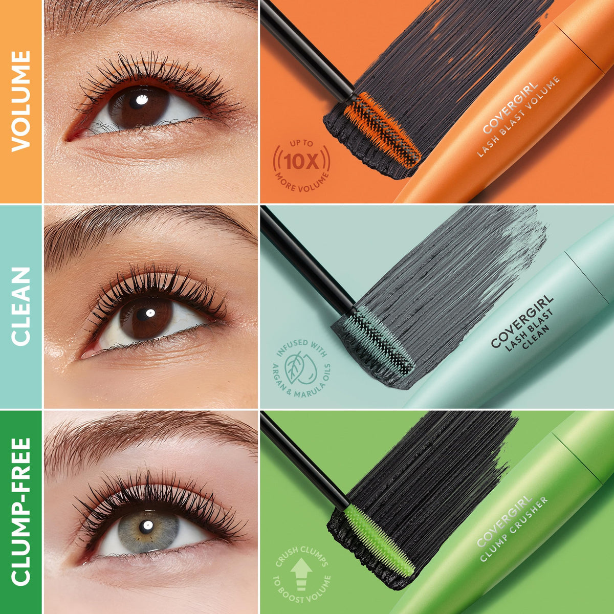 COVERGIRL Lash Blast Volume Waterproof Mascara with eyeliner