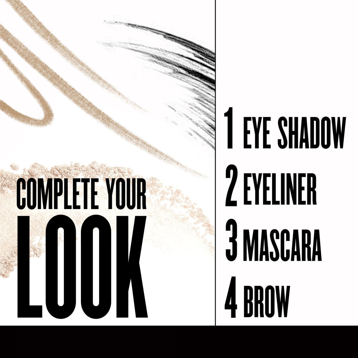 COVERGIRL mascara with eyeliner and eye kit