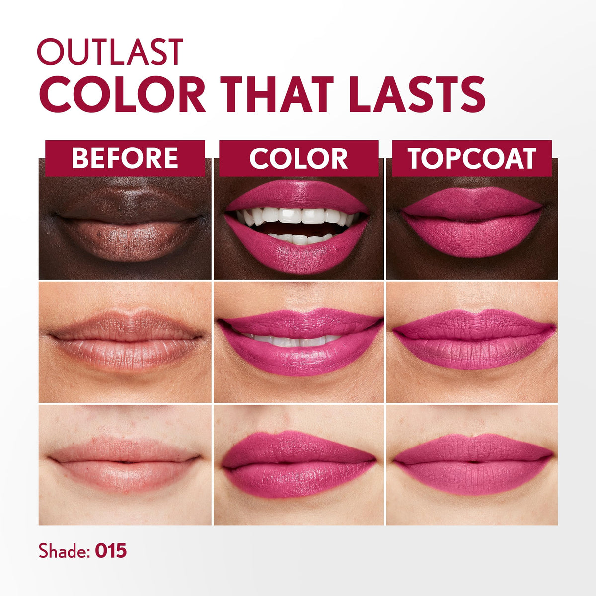 COVERGIRL Outlast All-Day Lip Color 015 Epic swatch on skin