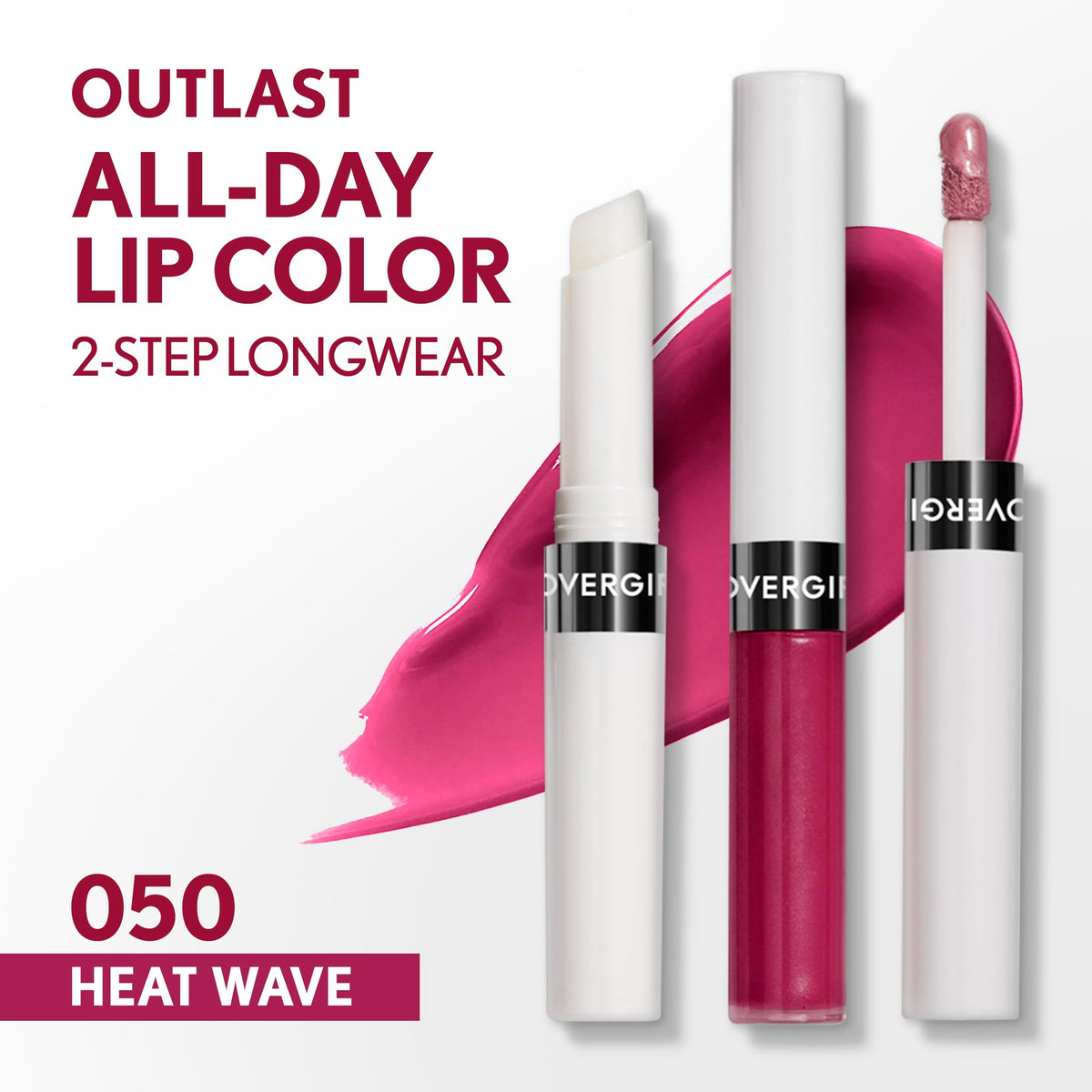 COVERGIRL Outlast All-Day Lip Color 050 Heat Wave back view