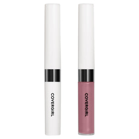 COVERGIRL Outlast All-Day Lip Color 550 Blushed Mauve with topcoat