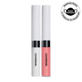 COVERGIRL Outlast All-Day Lip Color 575 Cherry Cordial topcoat application