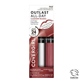 COVERGIRL Outlast All-Day Lip Color Universal Nude 960 close-up of applicator