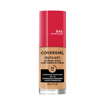 COVERGIRL Outlast Extreme Wear 3-in-1 Foundation Warm Beige front view