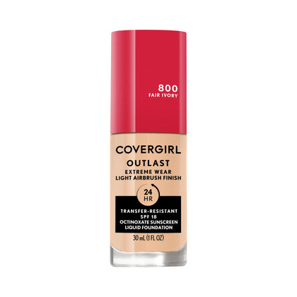COVERGIRL Outlast Extreme Wear Foundation Fair Ivory front view