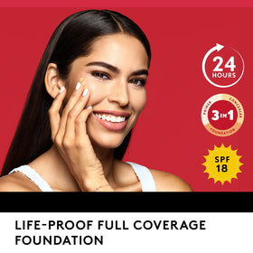 COVERGIRL Outlast Foundation bottle with ingredients list