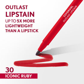 COVERGIRL Outlast Lipstain 30 Iconic Ruby packaging