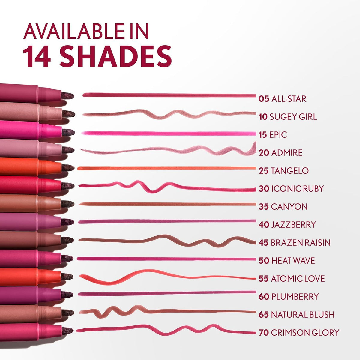 COVERGIRL Outlast Lipstain 45 Brazen Raisin applicator tip