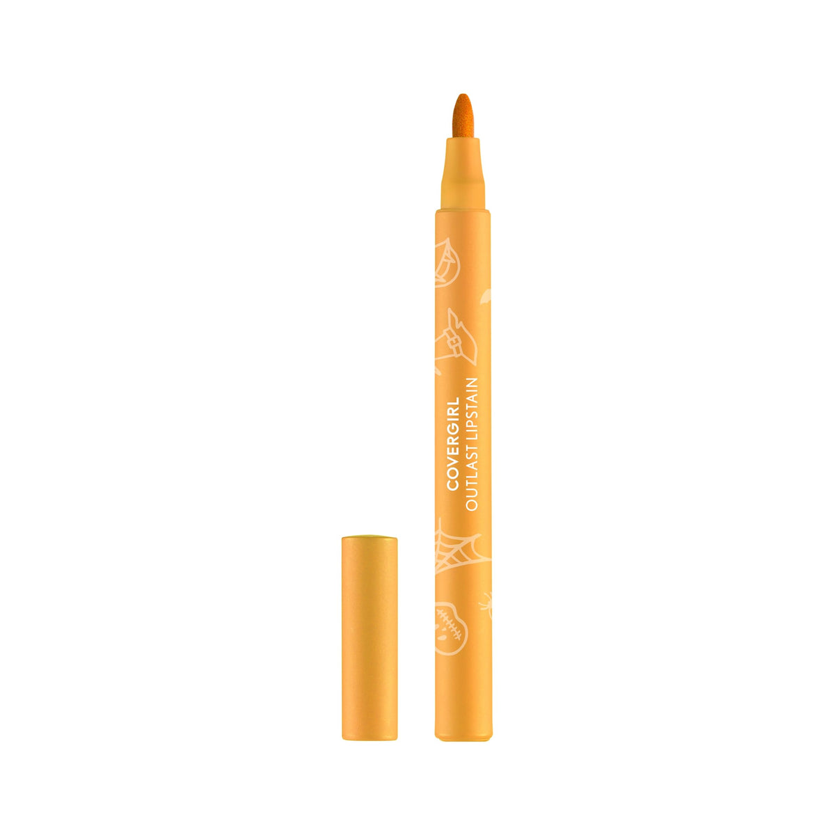COVERGIRL Outlast Lipstain 95 Sweet & Corny front view with precision pen
