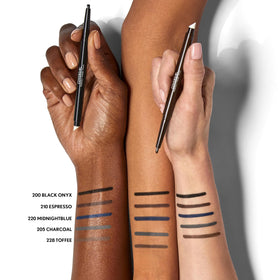 COVERGIRL Perfect Point Plus Eyeliner Pencil Black Onyx applied for smoky eye