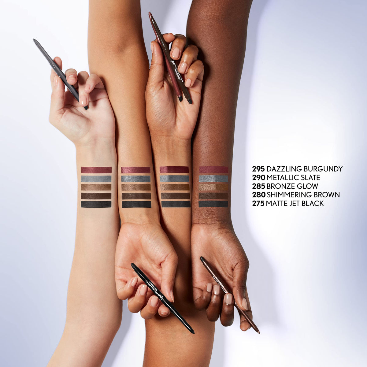 COVERGIRL Perfect Point Plus Ink Gel Eye Pencil swatch on skin