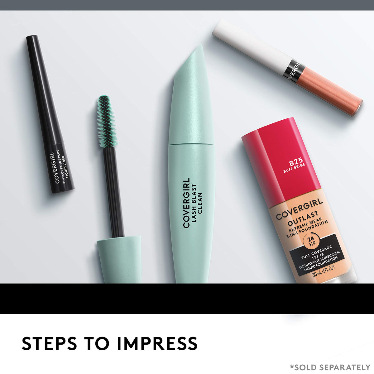 COVERGIRL Perfect Point Plus Liquid Eyeliner Charcoal side view