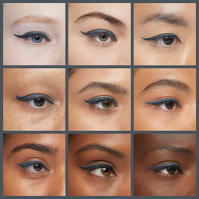 COVERGIRL Perfect Point Plus Liquid Eyeliner Charcoal swatch on skin