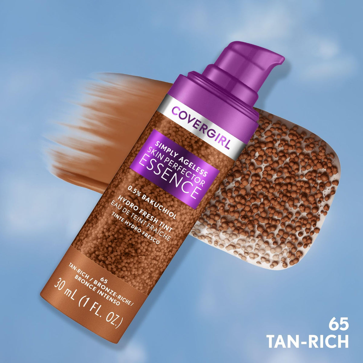 COVERGIRL Simply Ageless Foundation 65 Tan-Rich packaging