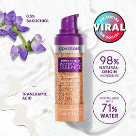 COVERGIRL Simply Ageless Foundation 65 Tan-Rich with natural light