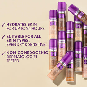 COVERGIRL Simply Ageless Foundation application with brush