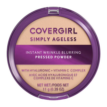 COVERGIRL Simply Ageless Instant Wrinkle Blurring Powder Fair Ivory front view