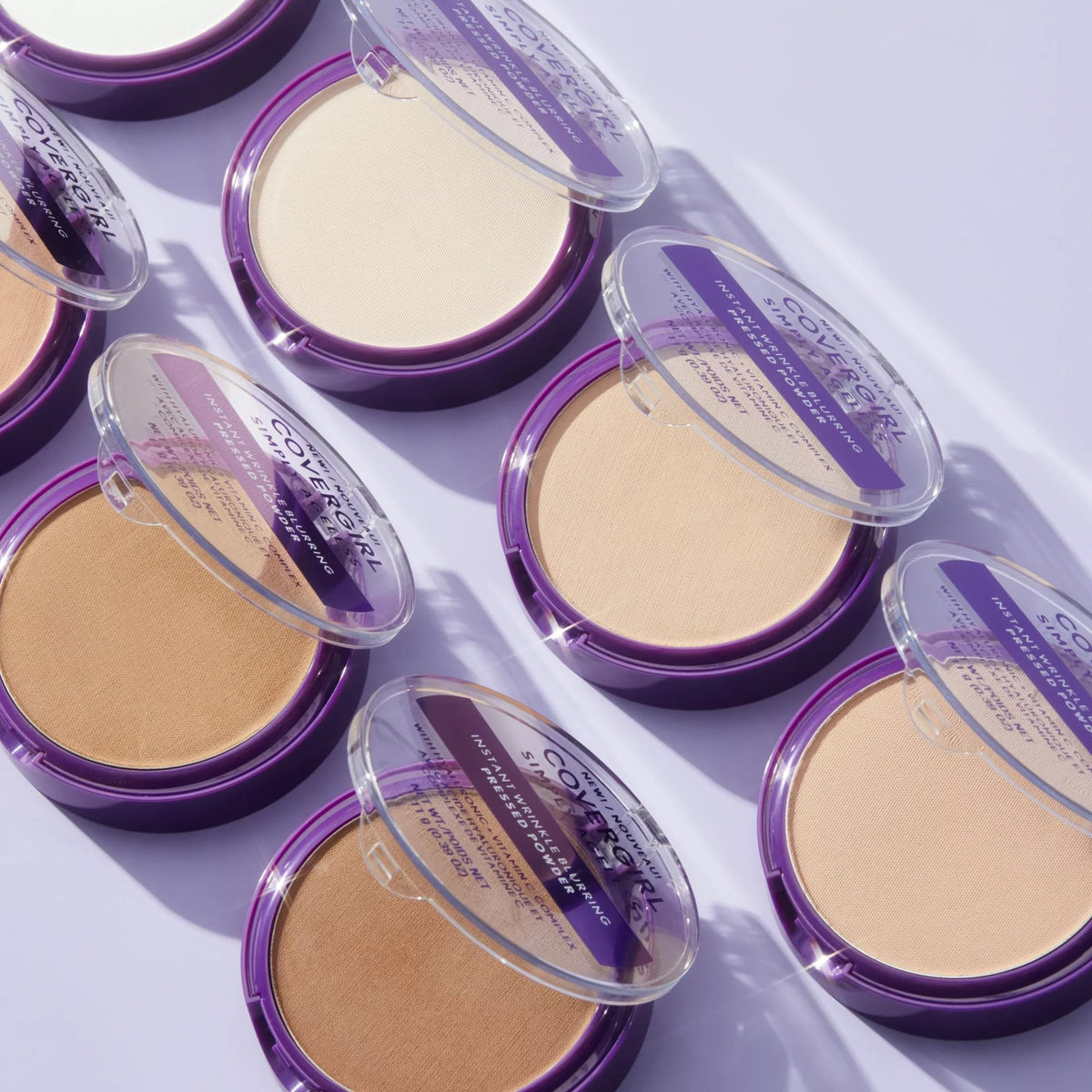 COVERGIRL Simply Ageless Instant Wrinkle Blurring Pressed Powder Classic Ivory lifestyle scene