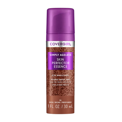 COVERGIRL Simply Ageless Skin Perfector Foundation 70 Rich front view