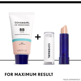 COVERGIRL Smoothers BB Cream with makeup accessories
