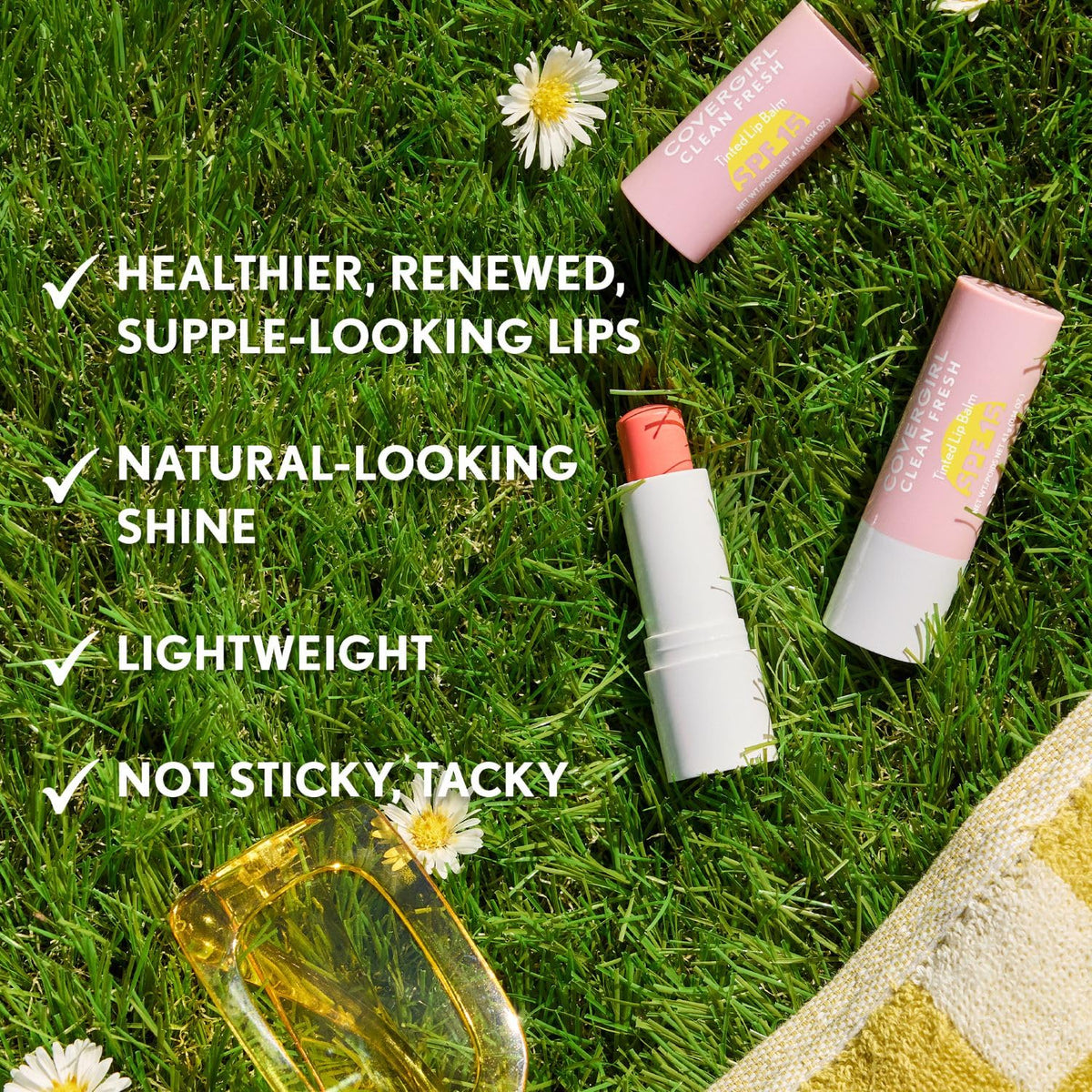 COVERGIRL Tinted Lip Balm SPF 15 shade comparison