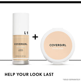 COVERGIRL truBlend Liquid Foundation Classic Tan D4 shade comparison