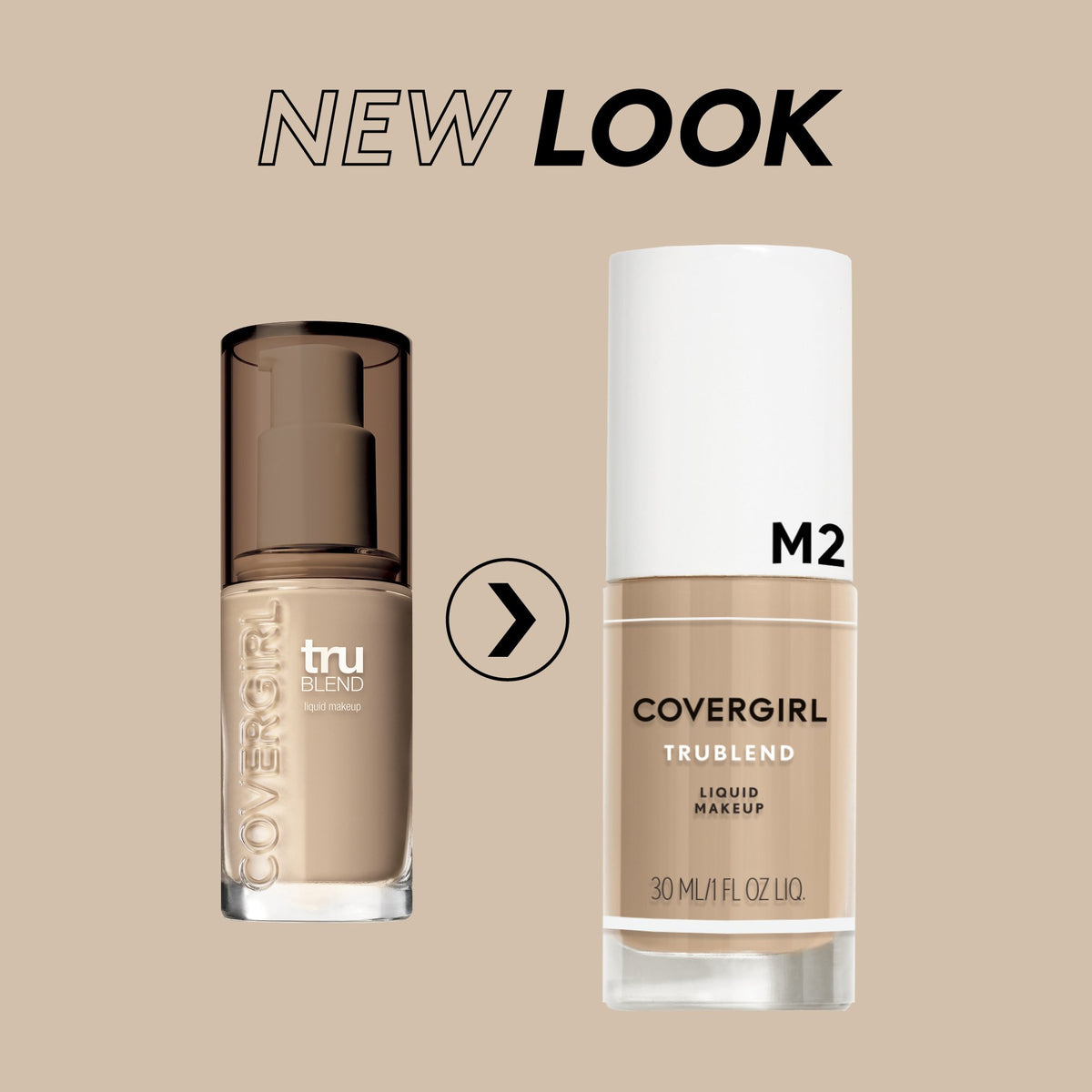 COVERGIRL truBlend Liquid Foundation Toasted Almond D6 packaging