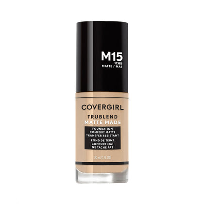 COVERGIRL TruBlend Matte Made Liquid Foundation Buff Beige front view