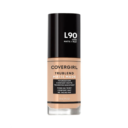 COVERGIRL TruBlend Matte Made Liquid Foundation Classic Beige front view