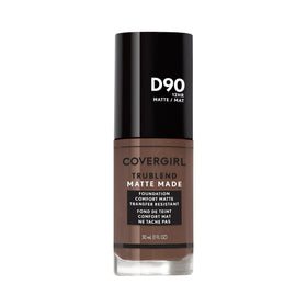 COVERGIRL TruBlend Matte Made Liquid Foundation D90 Espresso front view