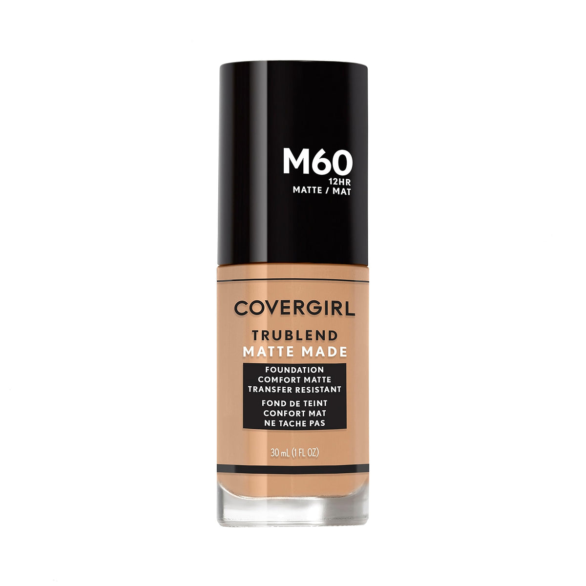 COVERGIRL TruBlend Matte Made Liquid Foundation Natural Beige front view