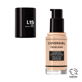 COVERGIRL TruBlend Matte Made Liquid Foundation Porcelain packaging