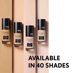 COVERGIRL TruBlend Matte Made Liquid Foundation Porcelain shade range