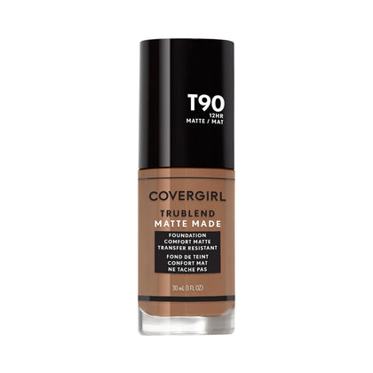 COVERGIRL TruBlend Matte Made Liquid Foundation Tawny front view