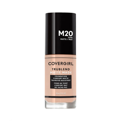 COVERGIRL TruBlend Matte Made Liquid Foundation Warm Beige front view