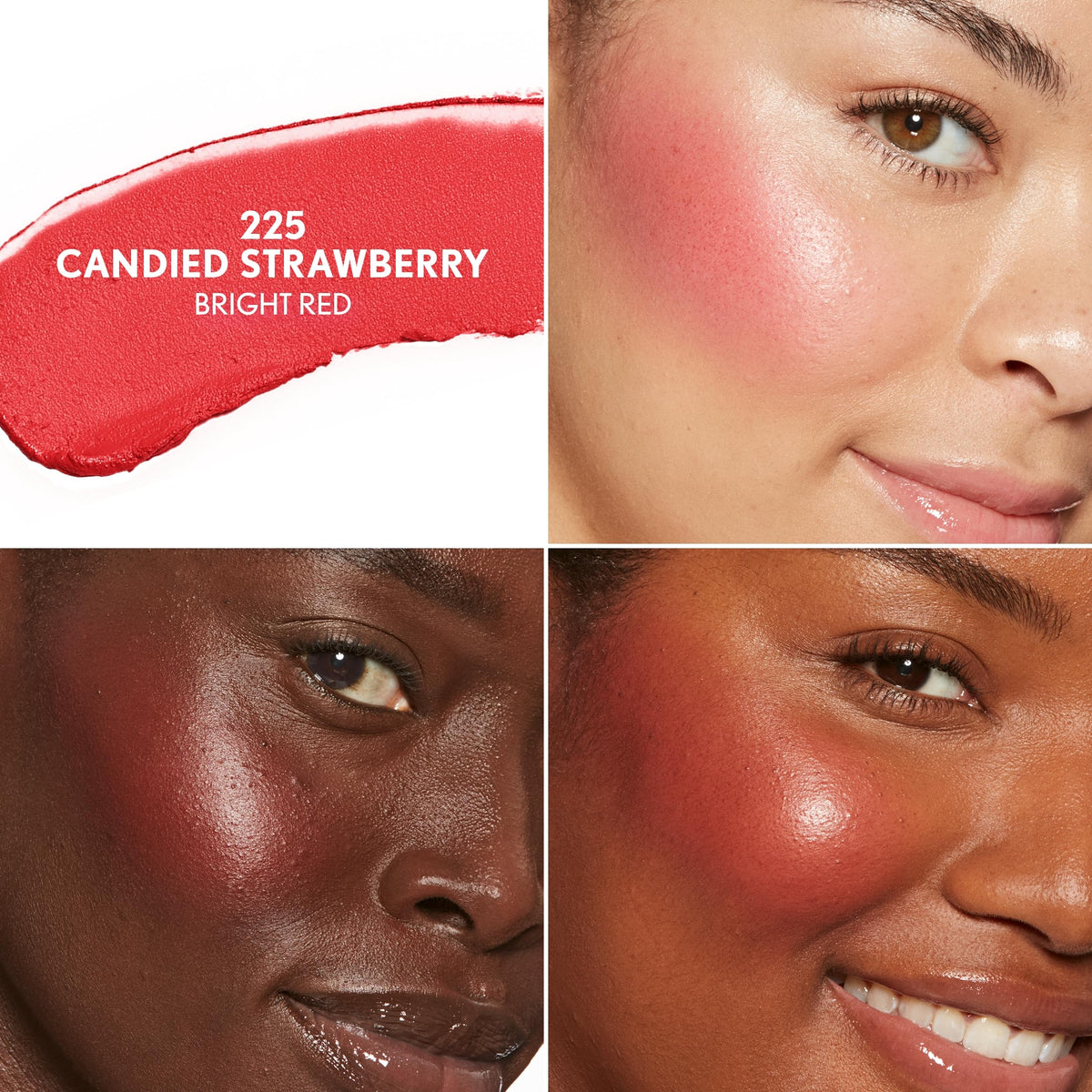 COVERGIRL Trublend Skin support Blush Balm Stick 225 Candied Strawberry side view